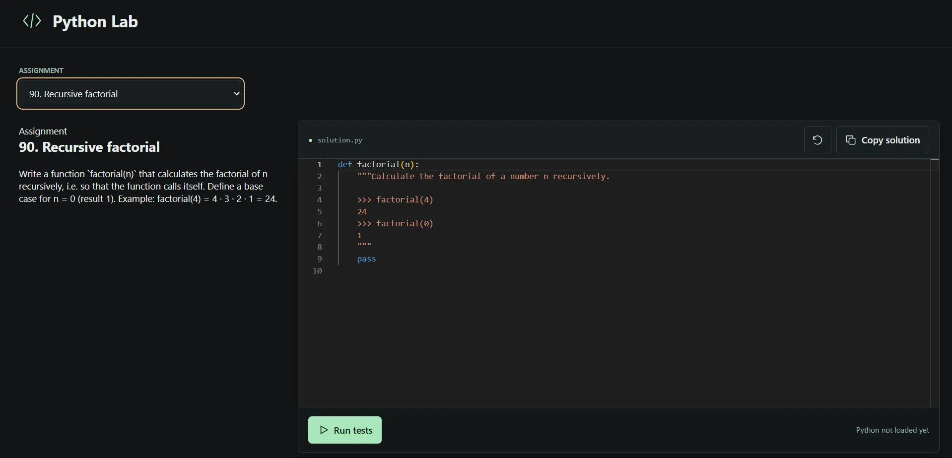 Python Lab